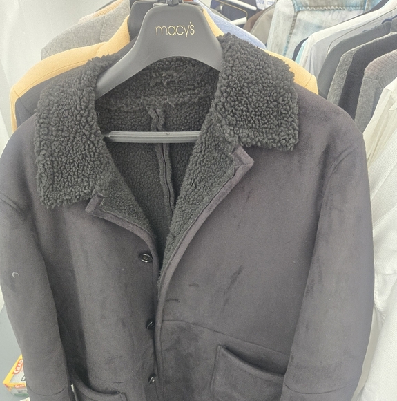 Ralph Lauren Other - Ralph Lauren Black Sherling Car Coat 42 Reg Worn Once Hp🔥🔥🔥